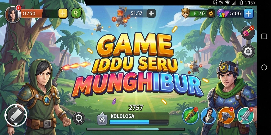 Screenshot gameplay <strong>2757</strong> yang menampilkan aksi seru dan mekanika Idle.