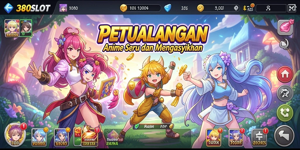 Gameplay seru dengan karakter anime yang ikonik.