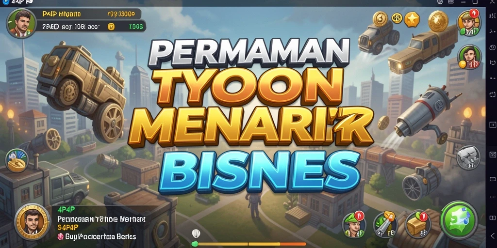 Tampilan gameplay 4P4P yang imersif dan penuh warna.
