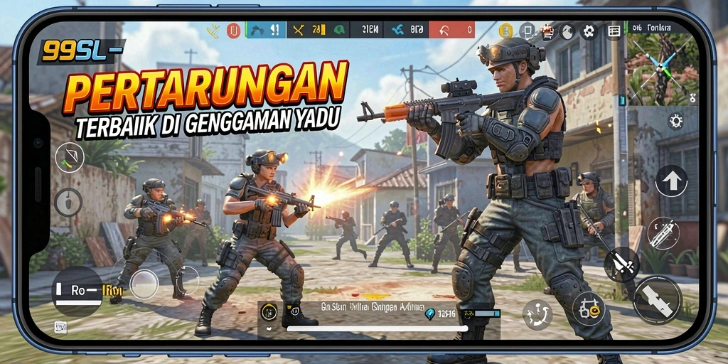 Gameplay mendebarkan di 99SL dengan aksi tembak-menembak.