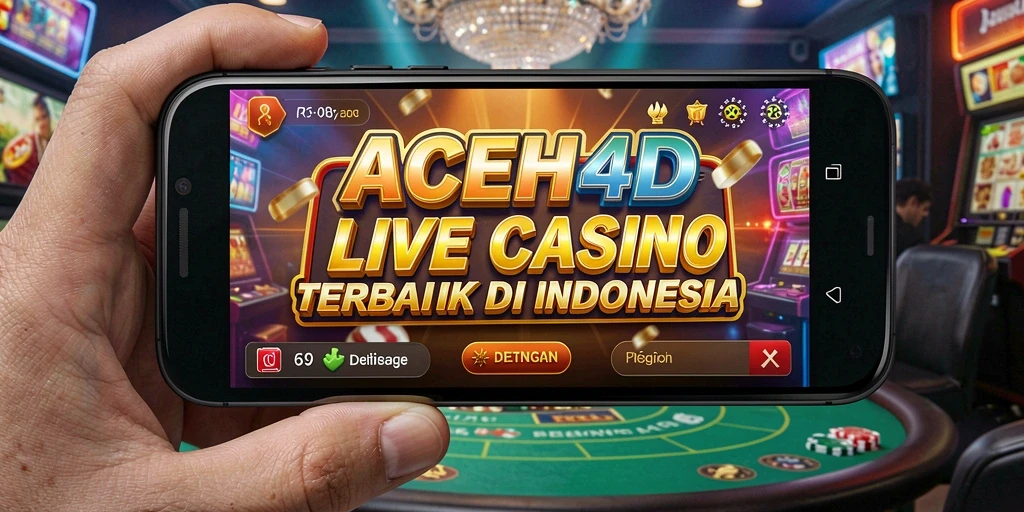 Tampilan gameplay Live Casino yang mendebarkan di ACEH4D.
