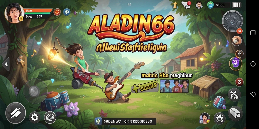 Tampilan menarik saat bermain ALADIN66 dengan lagu-lagu populer.