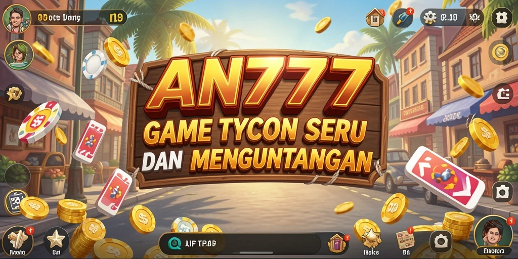 Tampilan gameplay AN777 yang menarik dalam genre Tycoon.