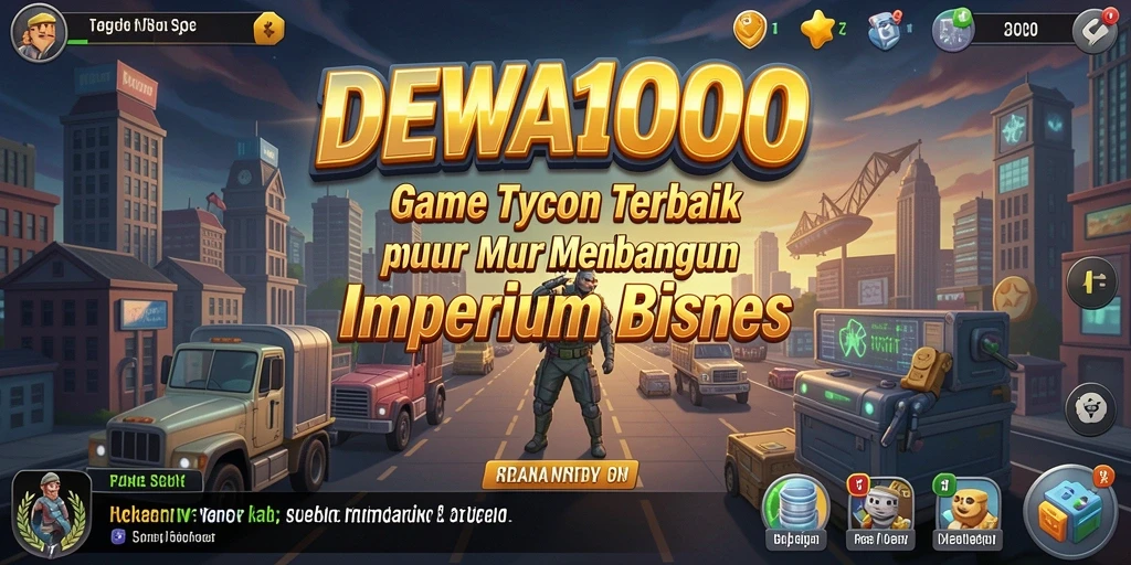 Screenshot gameplay DEWA1000 yang menunjukkan pengalaman Tycoon yang menarik.