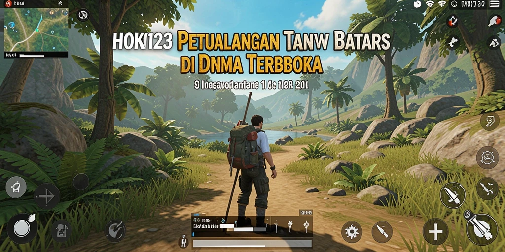 Screenshot gameplay HOKI123 menunjukkan eksplorasi dunia yang imersif.