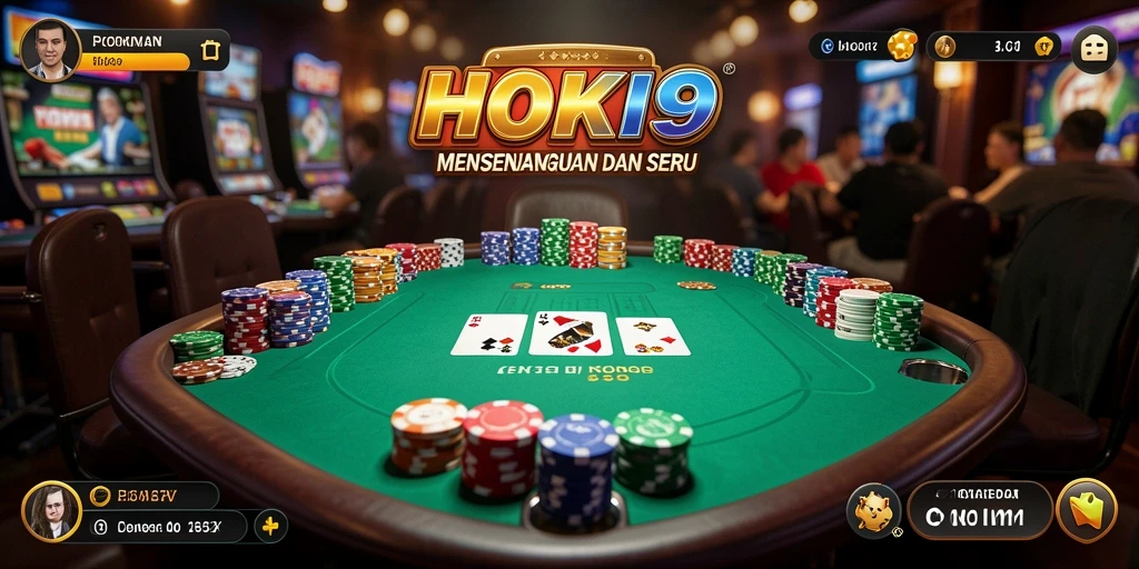 Gameplay seru HOKI9 dengan fitur turnamen poker yang menantang.