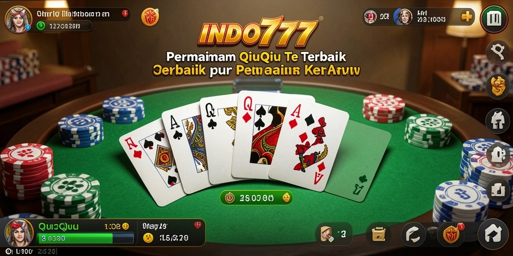 Tampilan gameplay QiuQiu yang seru dan interaktif di INDO777.