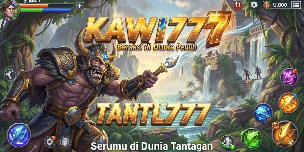 Tampilan seru gameplay KAWI777 dalam aksi pertarungan.
