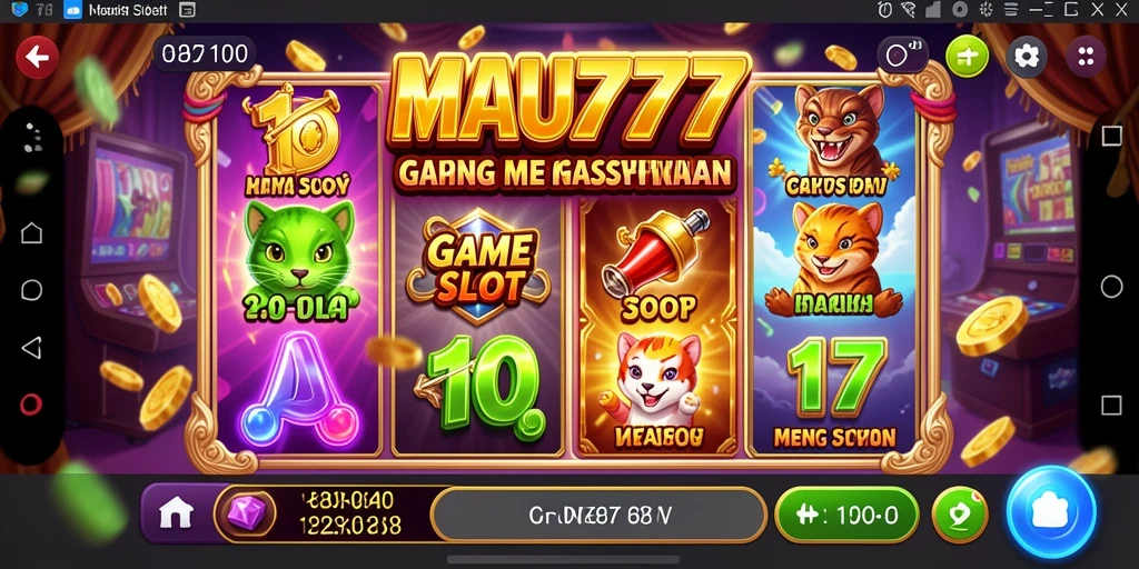 Tampilan menarik dari gameplay Slot di MAU777.