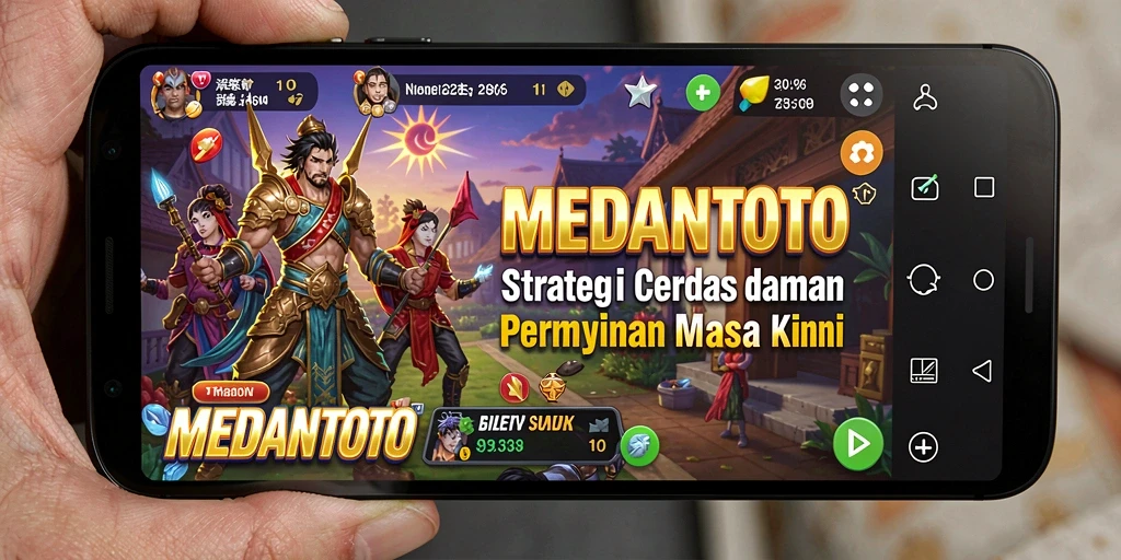 Tangkapan layar utama MEDANTOTO menampilkan aksi strategi yang mendebarkan.