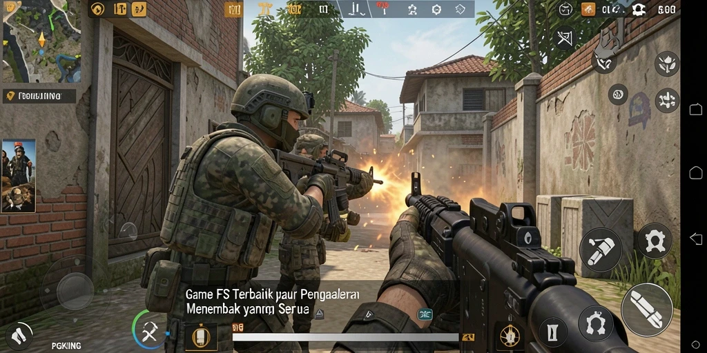Tampilan gameplay menyenangkan dan seru dalam PGKING.