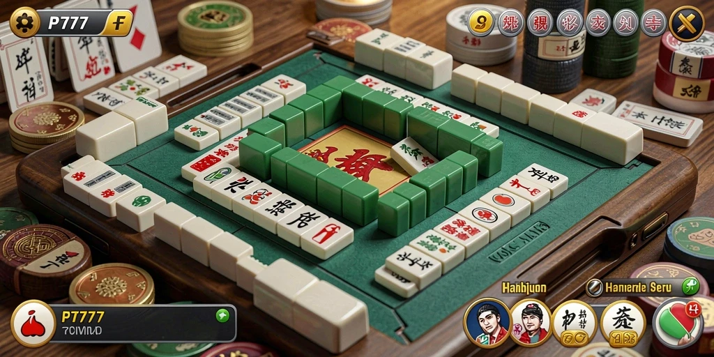 Screenshot PT777 menampilkan permainan Mahjong yang seru dan menantang.