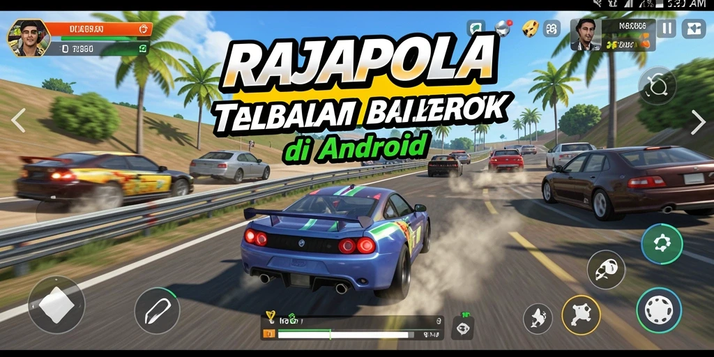Tampilan gameplay seru dan mendebarkan di RAJAPOLA.