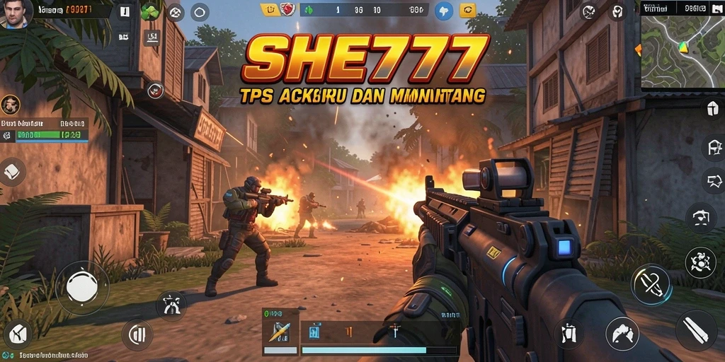 Tampilan gameplay SHE777 dengan pertempuran seru dan grafis menarik.