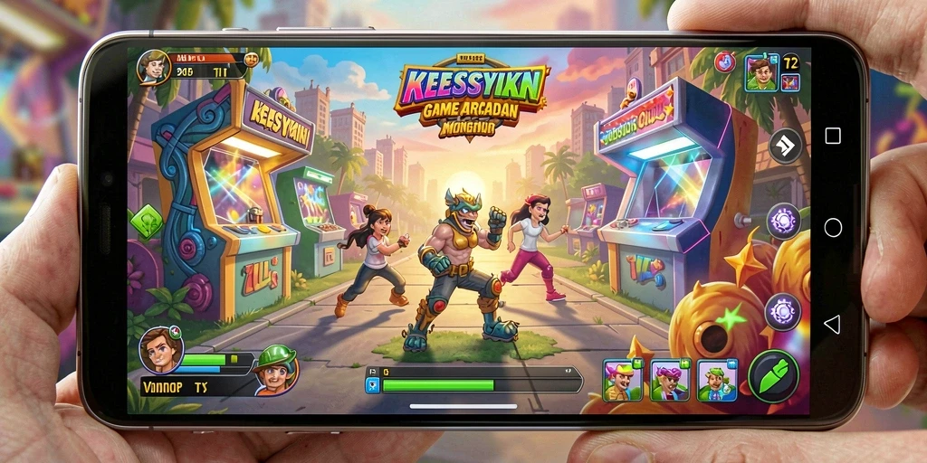 Tampilan gameplay T6 yang menantang dan penuh warna.