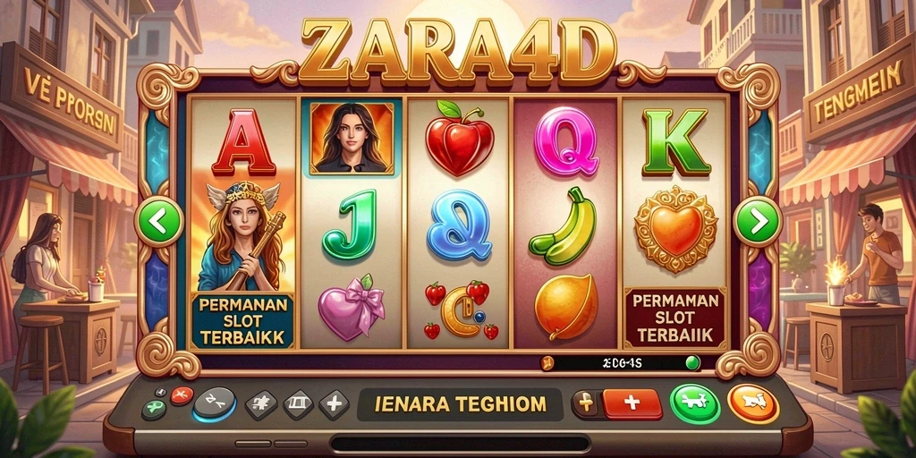 Tampilan gameplay menarik dari permainan Slot ZARA4D.